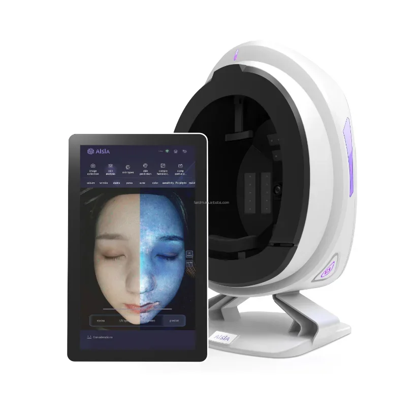 3D AI Smart skim Face Scanner Portable Facial Care skim Test Device skim Analyzer Intelligent Machine with Ipad