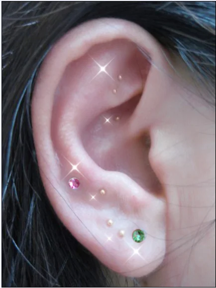 Weight Loss Beauty Health Care New Crystal Ear Acupuncture Point Pressing Magnetic Ear Plaster Auricular Therapy Ear Seeds