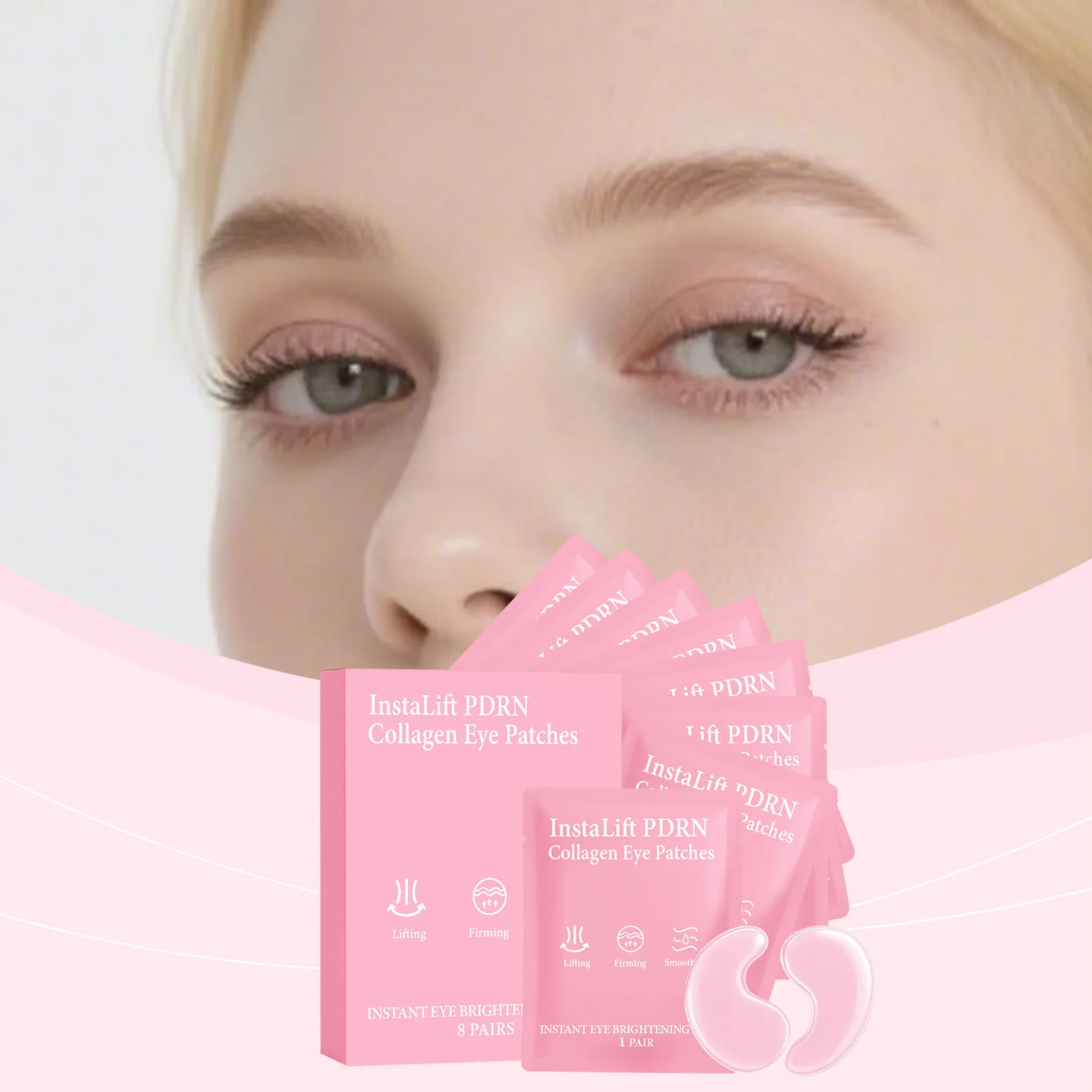 

Collagen Eye Mask Anti Dark Circles Eyes Bags Removal Moisturizing Firming Eye Patches Boost Elasticity Skin Care for Eyes