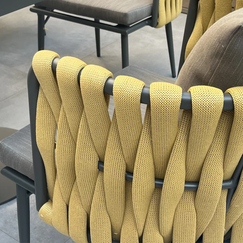 طقم طاولة وكرسي خارجي فناء فيلا شرفة مقاومة للماء