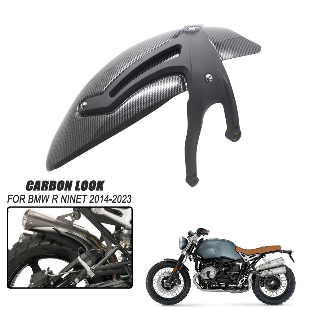 Rninet Carbon Rear Fender Extender Mudguard Splash Guard Cover For BMW R ninet Racer Urban Pure scrambler 2014-2023 Motorcycle