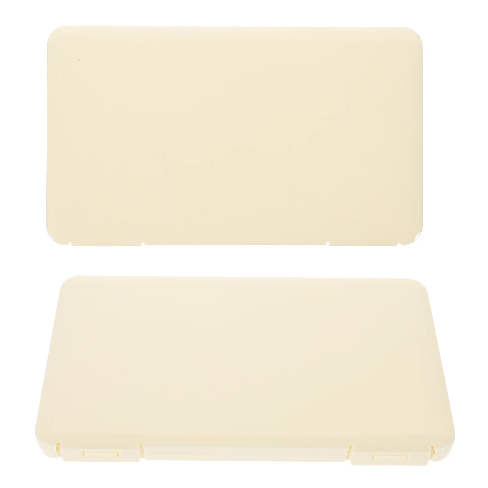 2Pcs Eyelash Storage Box Portable Makeup False Lash Organizer Case Large Capacity Travel Holder Eyelashes Packaging Box