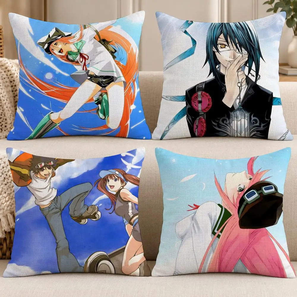 Anime Japanese Manga A-Air Gear Cushion Cover Soft Short Plush throw pillow Sofa Bedroom Den Car Dorm Decor Gifts