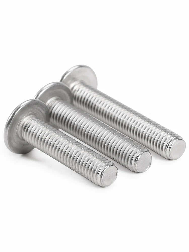 M2 M2.5 M3 M4 M5 M6 M8 304 A2-70 Stainless Steel Phillips Truss Head Large Flat Round Cross Screw Bolt