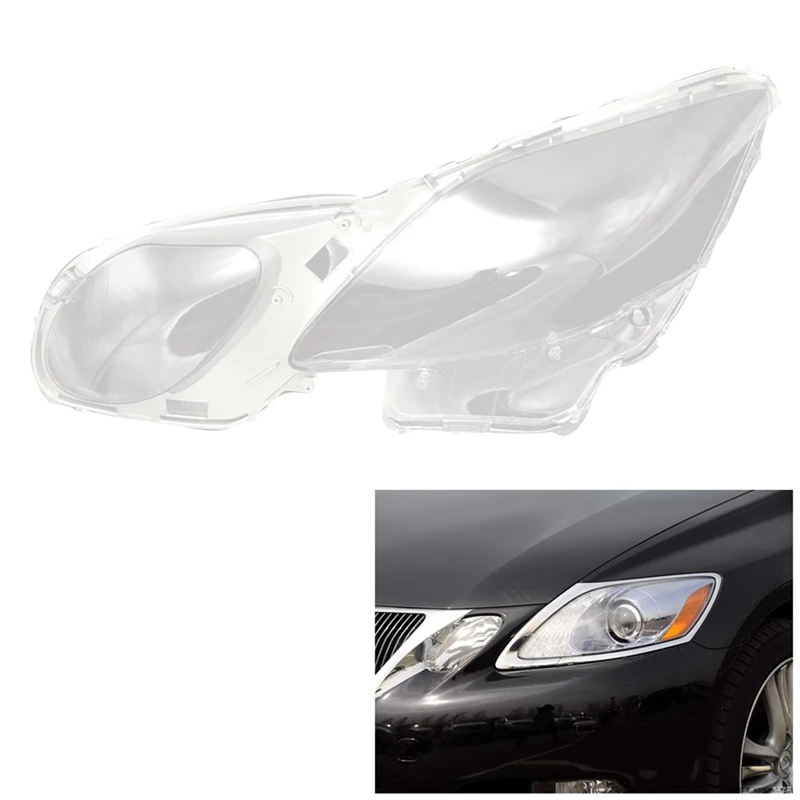 Car Headlight Shell Lamp Shade Transparent Lens Cover Headlight Cover For Lexus GS300 GS430 GS450H GS460 2009-2011