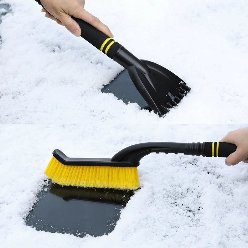 Car Snow Brush Ice Scraper Sweeping Shovel for Winter Handle Auto Glass Cleaning Tool Remover Auto Windshield Accessories