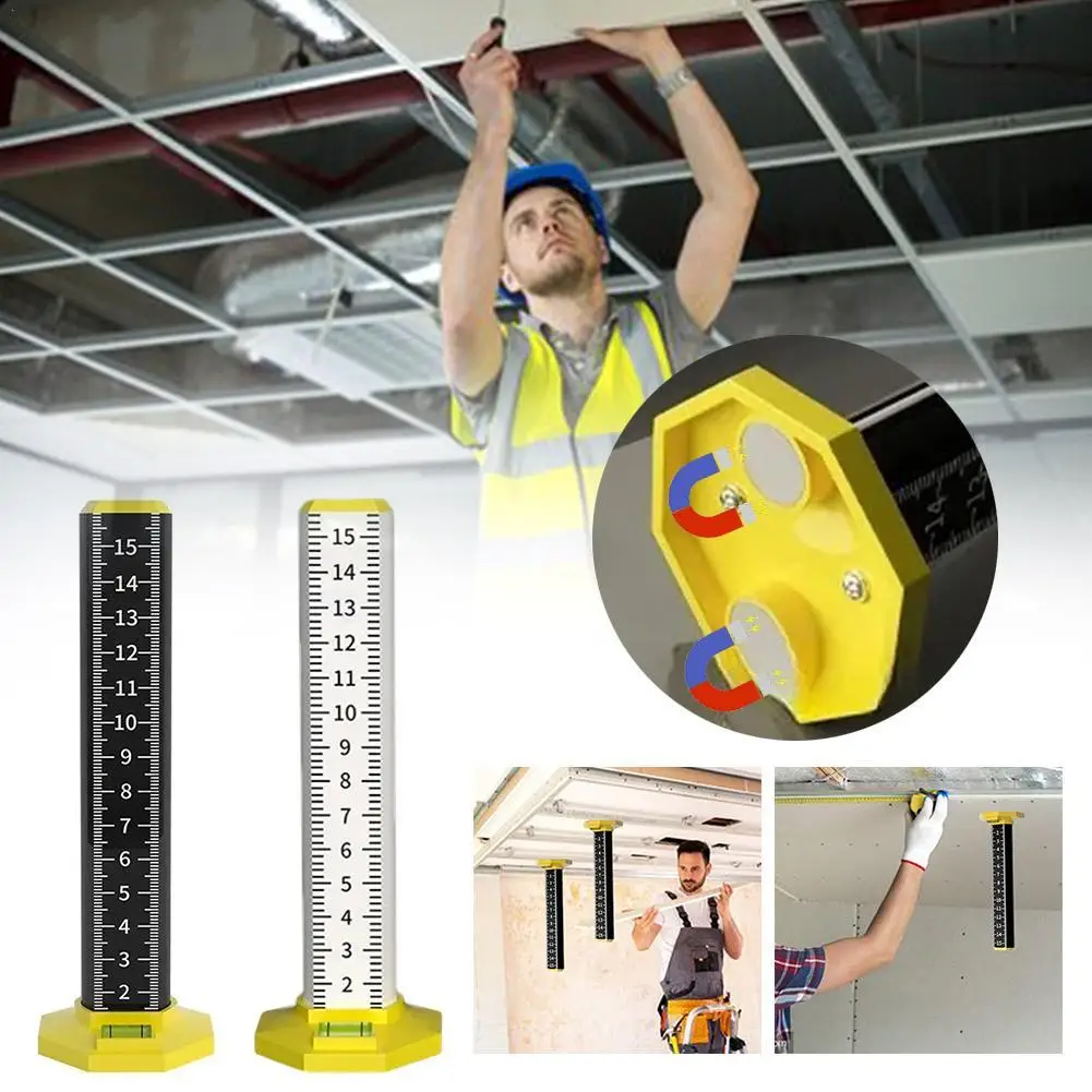 

Magnetic Tile Leveling Ruler Horizontal Bubble Leveling Ruler Suspended Ceiling Paving Tile Leveling Ruler Leveling Tool