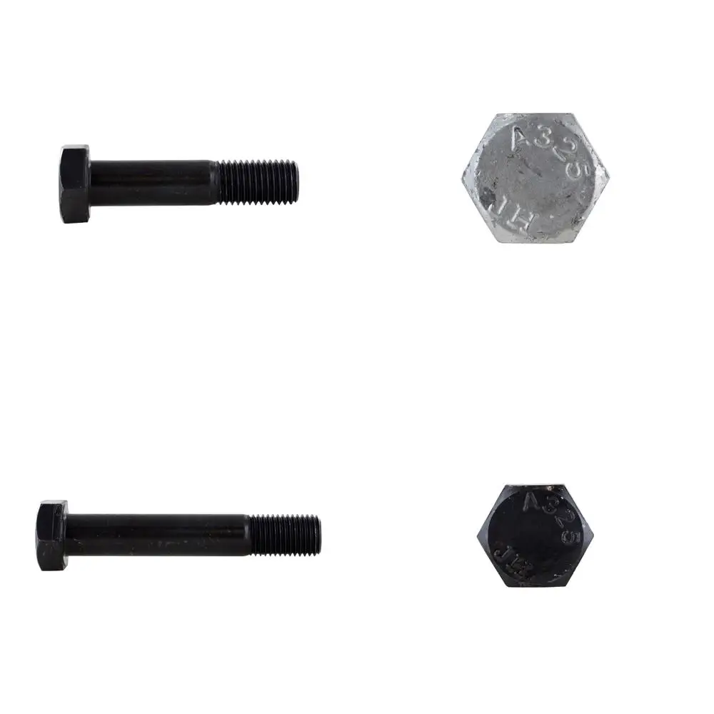 

Сверхмощные шестигранные структурные болты 7/8-9 x 4 A325 Тип 1, упаковка из 10 шт., простая отделка, сверхмощные строительные крепежные детали