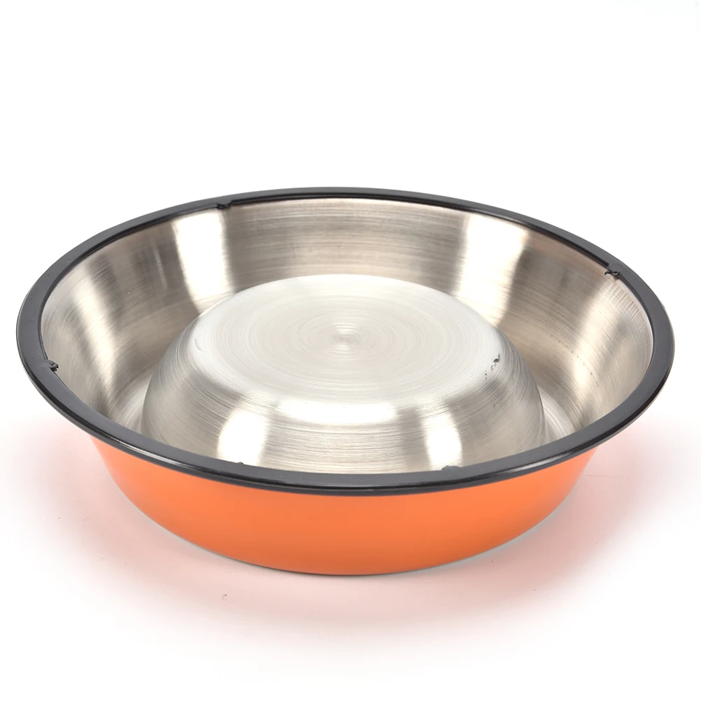 1pcs Cat/Dog Bowl Stainless steel dog bowls pet food water feeder for cat puppy dog feeder bowls