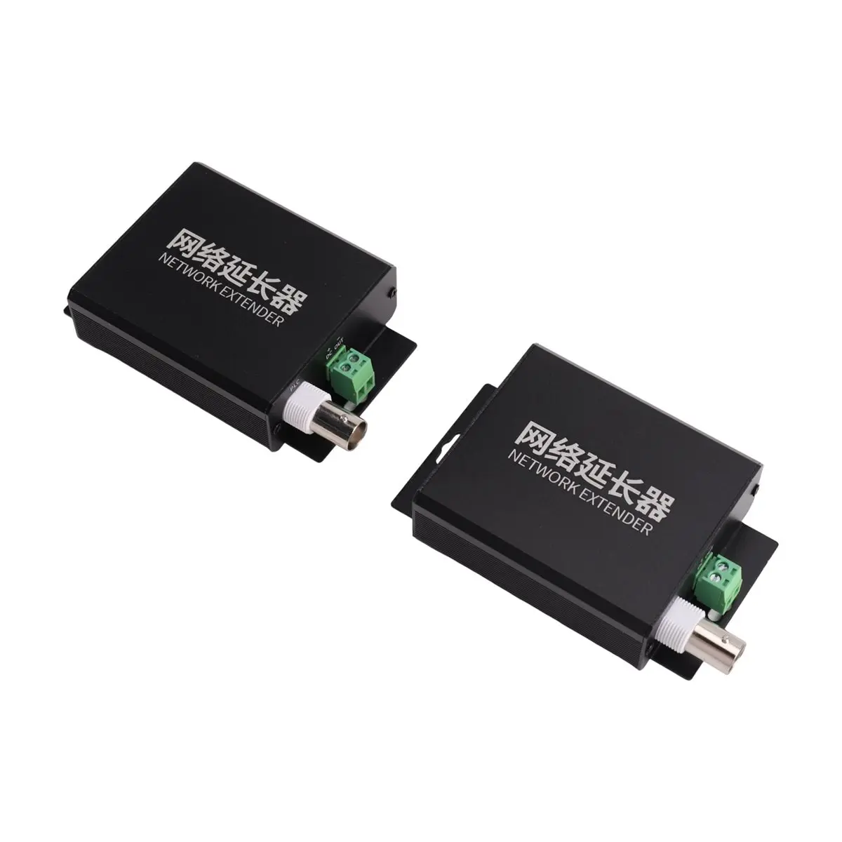 IP over Coaxial Converter EOC Transceiver Ethernet Power IP Network Data Through RG59 Coaxial Analog Transmitter