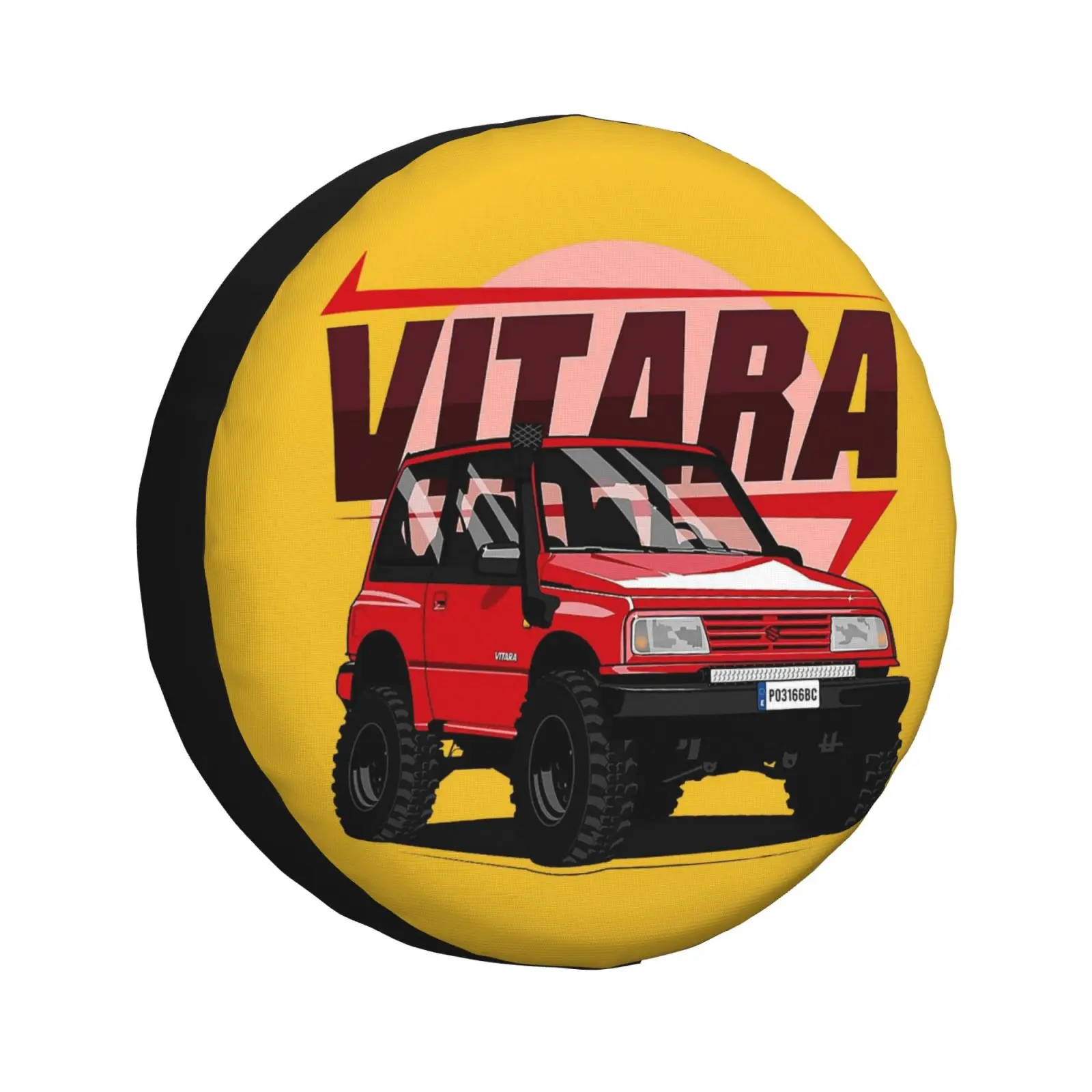 

Adventure Offroad Spare Wheel Cover for Vitara Hummer 4WD SUV Custom Tire Protector 14" 15" 16" 17" Inch