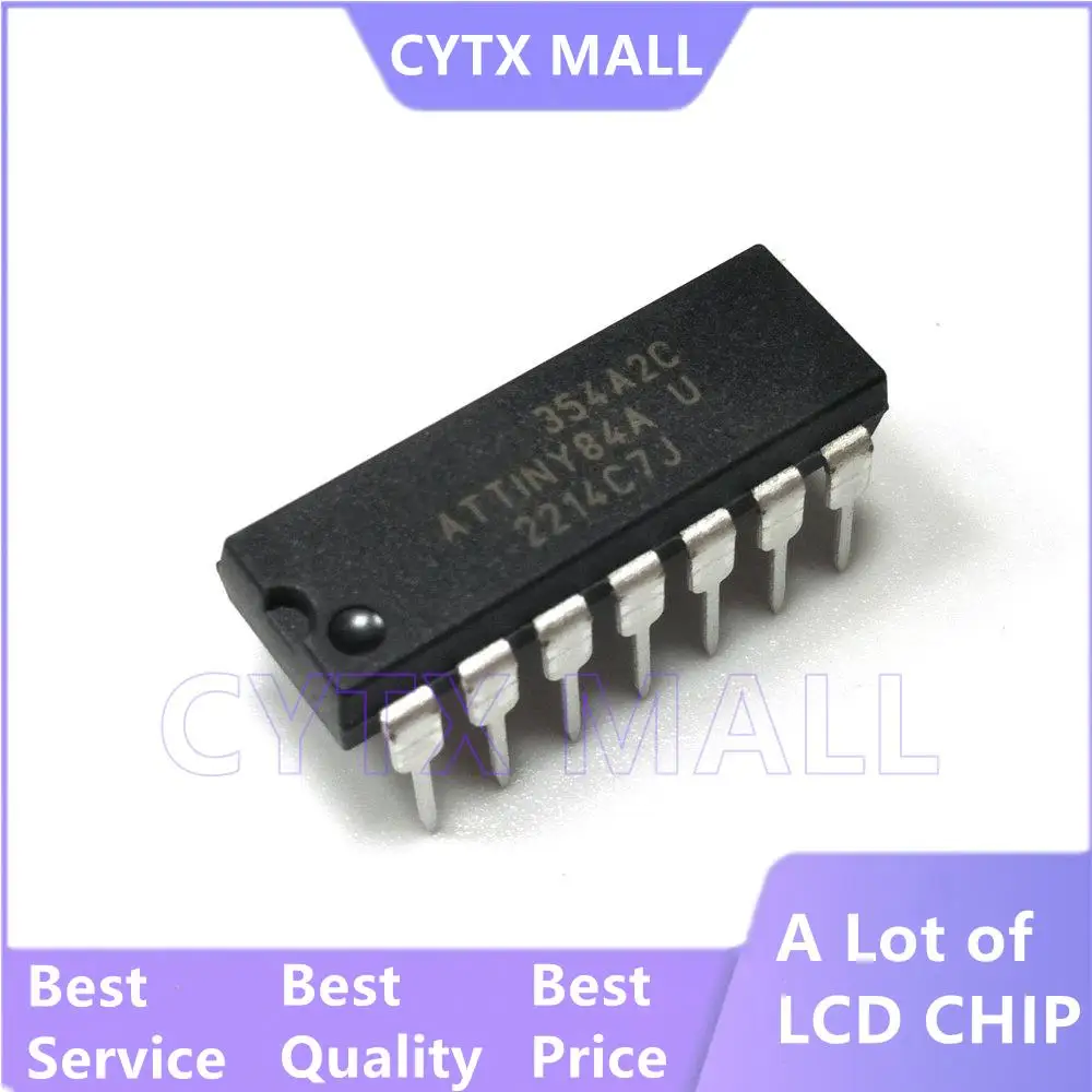 ATTINY84A-20PU 1PCS  ATTINY84A ATTINY84    ATTINY84A-U DIP14 IC NEW ATTINY84A-PU ATTINY84A-PU  ATTINY2313-20PU  ATTINY45-20PU