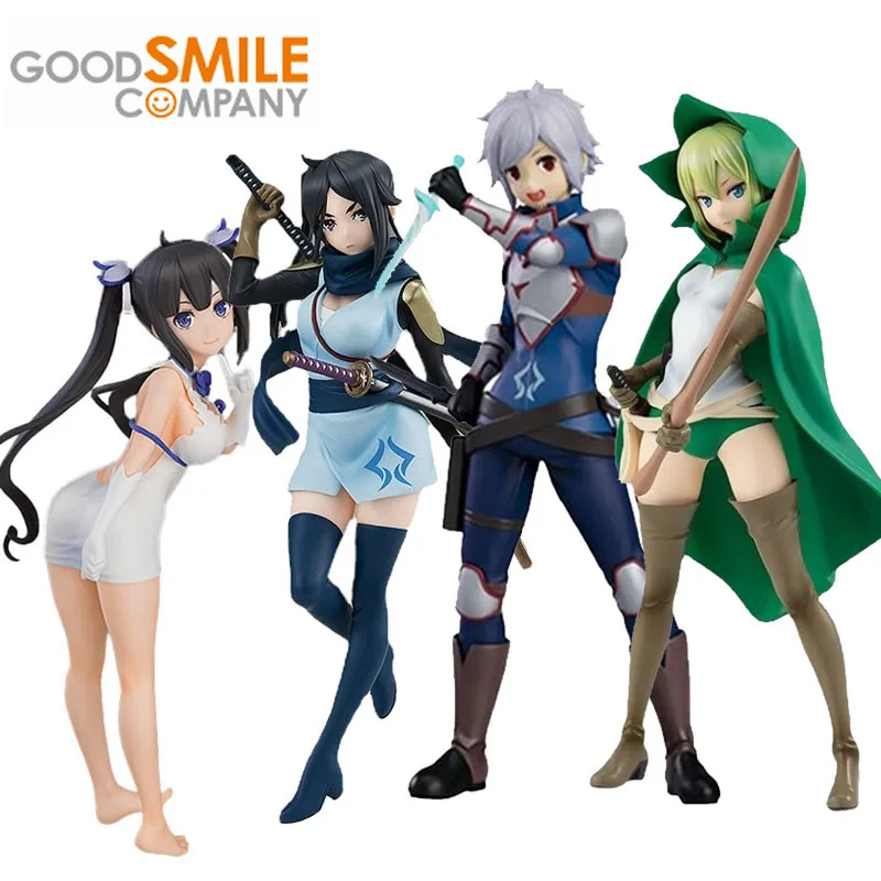 Good Smile Original POP Is It Wrong To Try To Pick Up Girls In A Dungeon Ⅳ Ryu Lion Hestia Bell Anime Action Figures Toys Gift