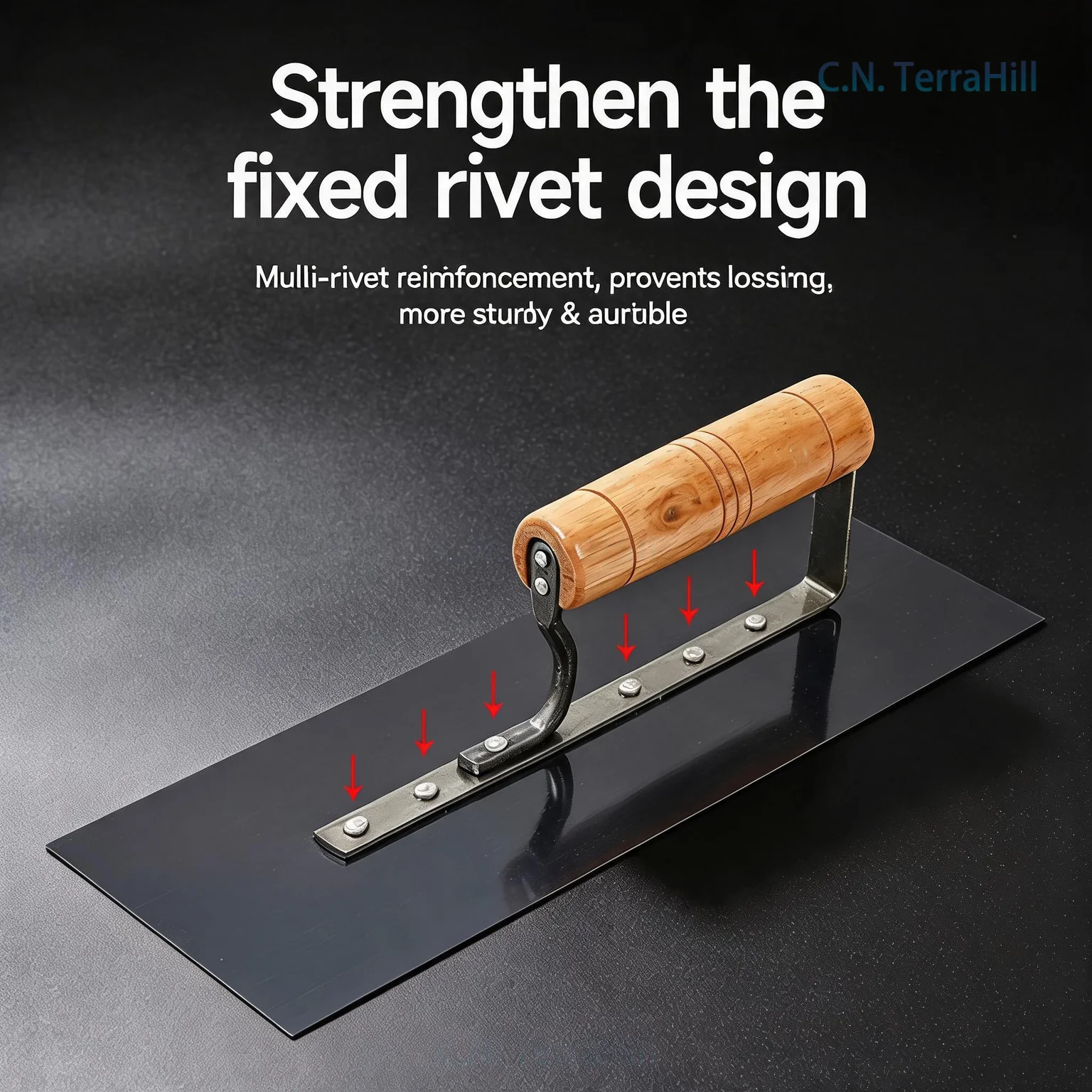 Stainless Steel Putty Knife Trowel for Plastering, Drywall Mud, Cement Surface Finishing & Wall Smoothing Tool