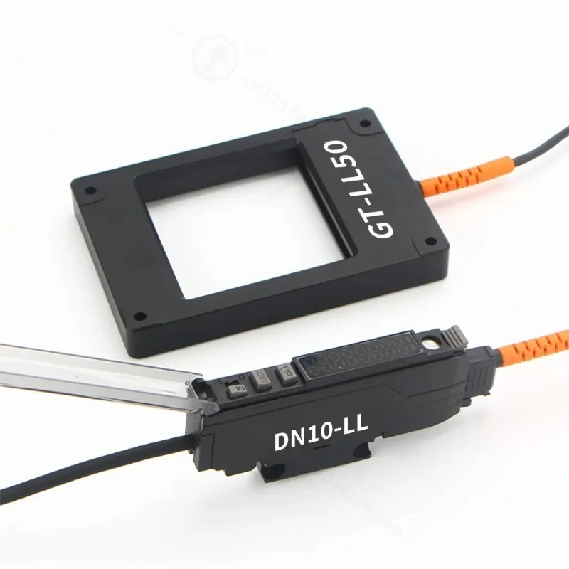 Fiber Optical Sensor Window Type 12-24V DC NPN PNP120*120mm Optic Photoelectric Switch for Blanking Detection
