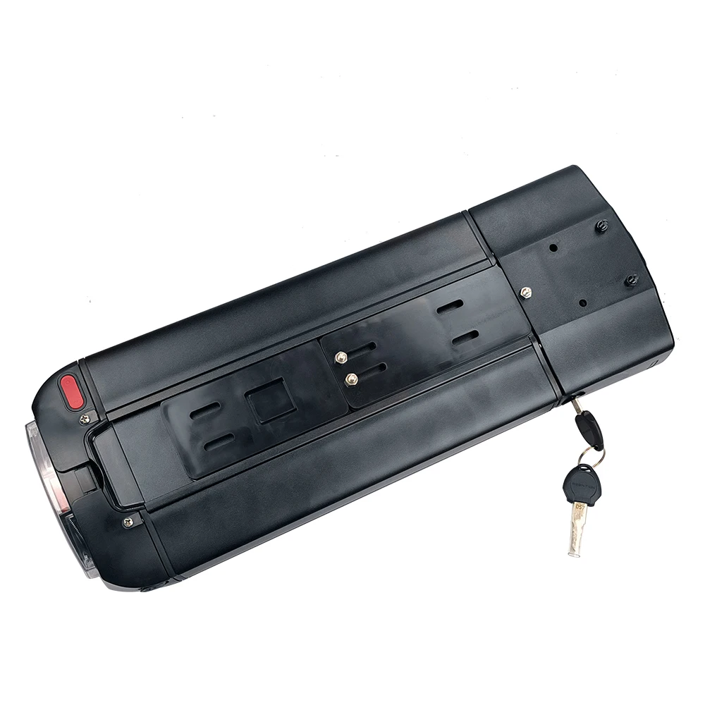 Reention Battery Box 36V 48V Evelo Ebike Battery Box Rear Rack Empty Battery Case 10S5P 13S4P