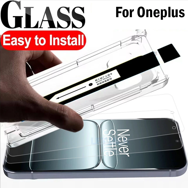 

1-3Piece Easy Installation Dust Free Tempered Glass for OnePlus 15 13 13T 13S 13R 10T 10R 9RT High Definition Screen Protectors