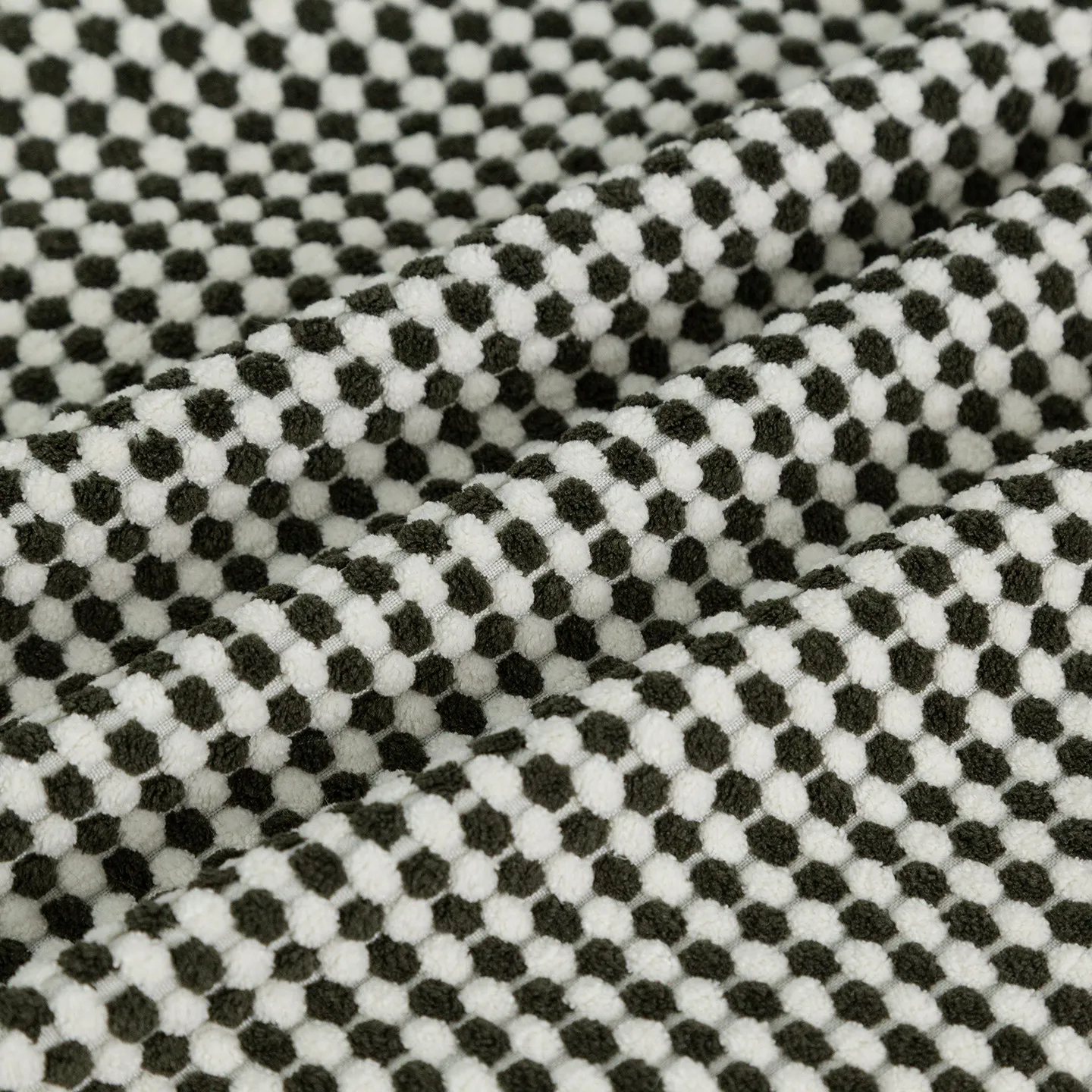 Zachte tweekleurige sojabonen geruite stof voor handgemaakte doe-het-zelf kussens, babykledingstoffen per meter, naaistofmateriaal