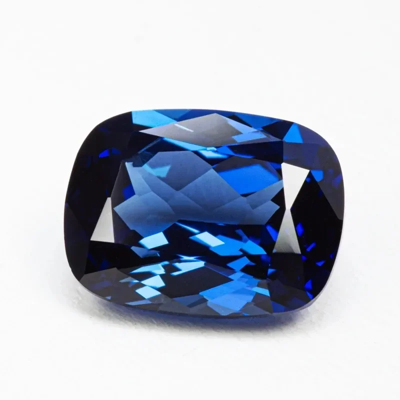 Lab Grown Sapphire Pink Color Rectangular Cushion Shape Cut VVS1 Charms DIY Jewelry Making Material Selectable AGL Certificate