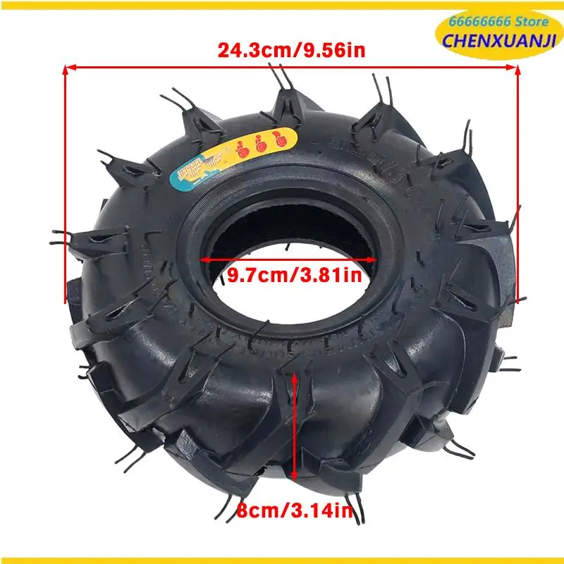جديد 3.50/3.00-4 بوصة ملحقات الأنبوب الداخلي للإطارات الحارث لعربة الحديقة حديقة جرار الروتاري الحارث سكوتر الدراجة
