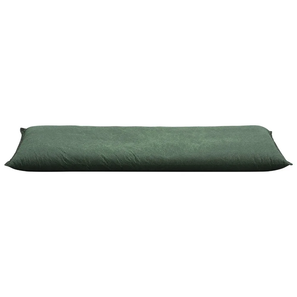 Non Woven Fabric Water Activated Flood Barriers Reusable Green Sandless Sand Bags Easy To Use Flood Control Bags