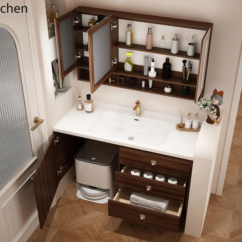 

ZML integrated basin, bathroom cabinet, combined bathroom, intelligent washbasin, washbasin cabinet