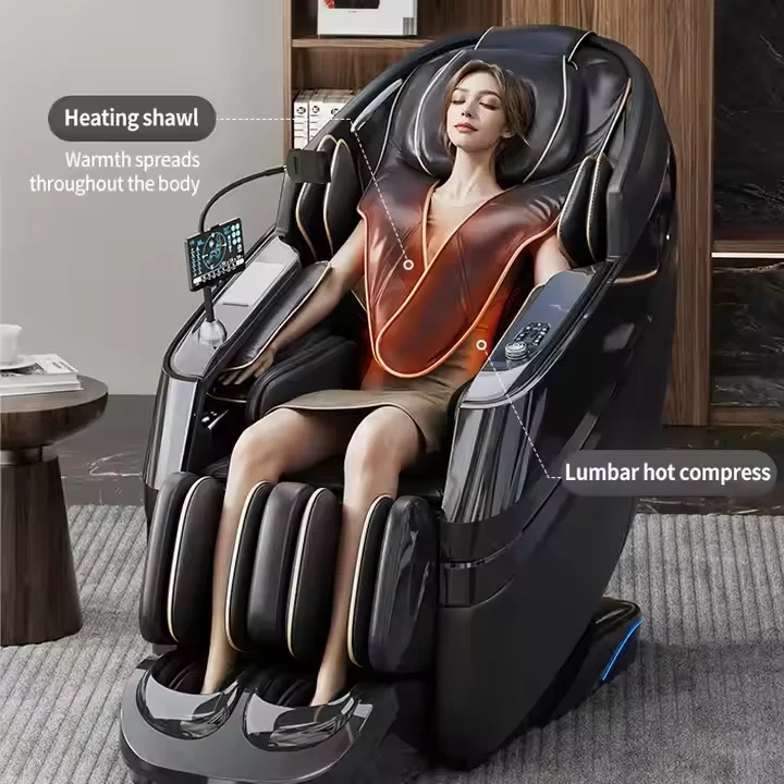 Massage Chair Full Body New Model Home Office Hot Sale Electric Heating Voice Control Zero Gravity Recliner Massage Chair