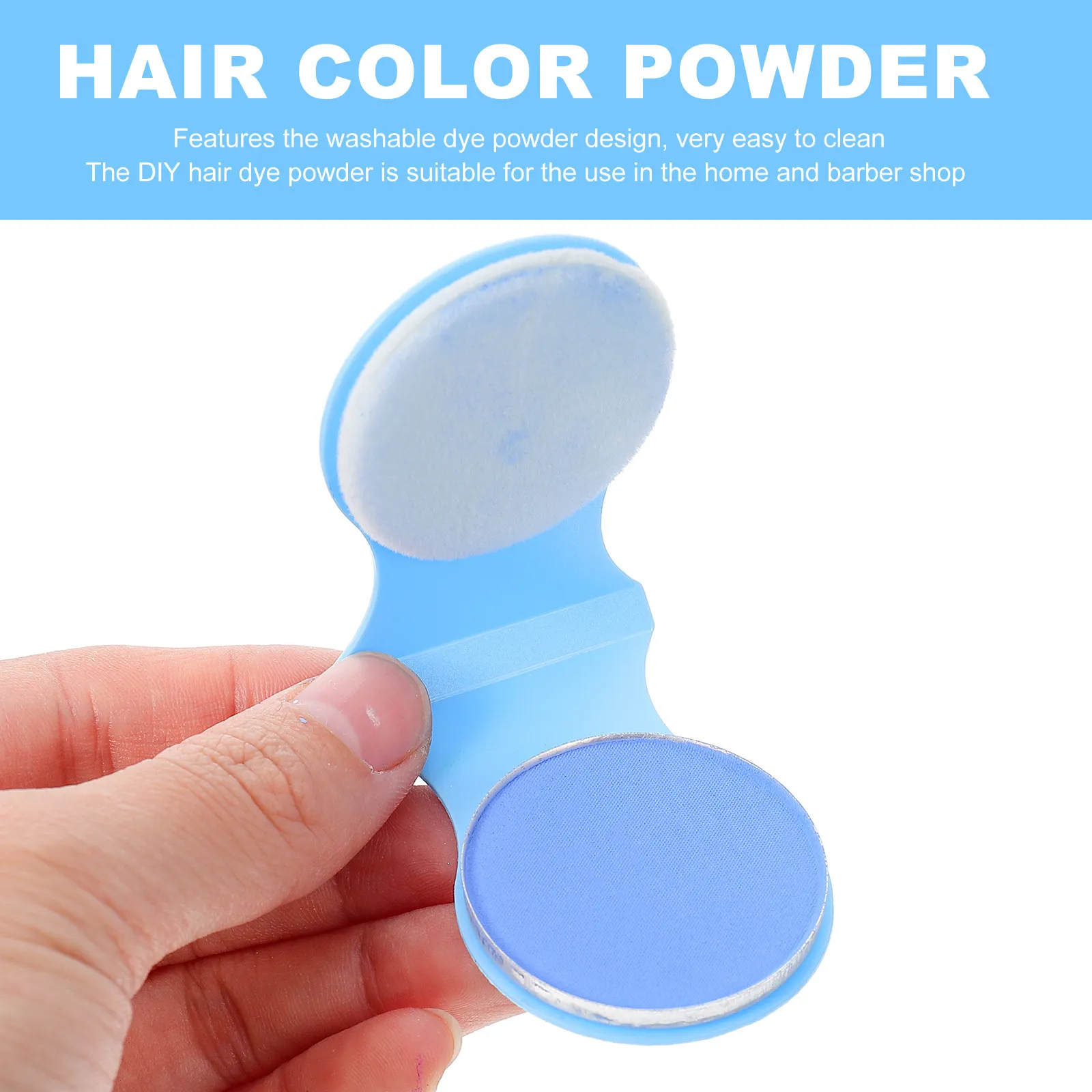 

Набор из 8 штук: Временная моющаяся пудра для окрашивания волос DIY, для домашнего использования, аксессуар для парикмахерских работ