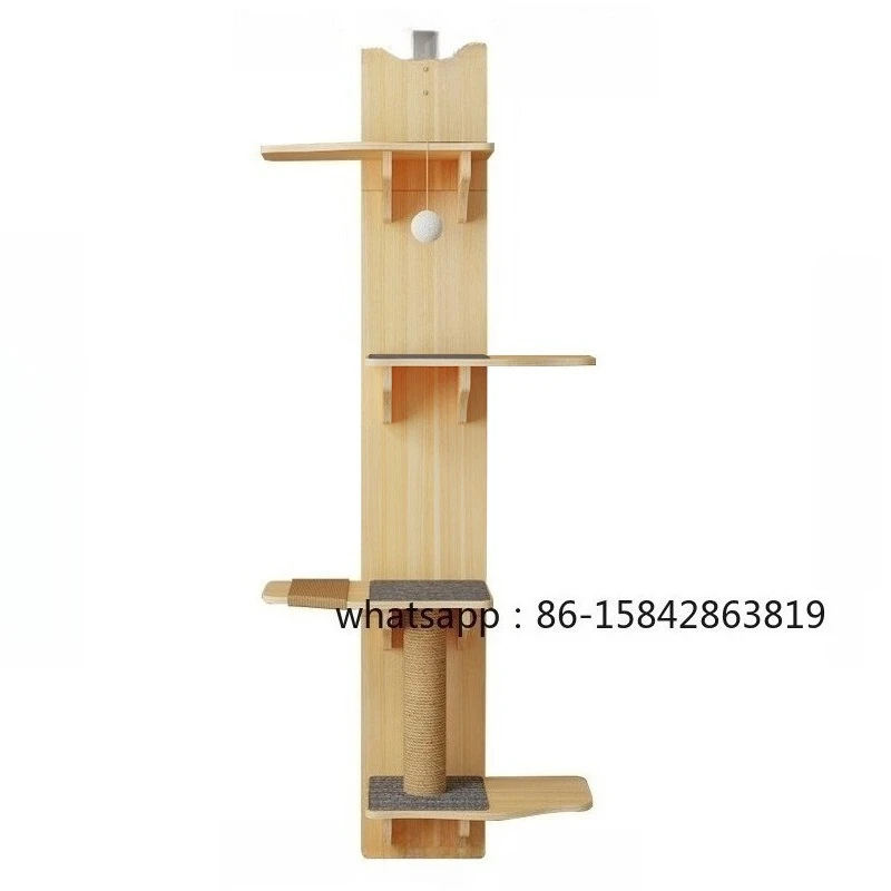 

Solid Wood Hanging Door Cat Climbing Frame Cat Climbing Column Cat Grinding Claws Do Not Occupy