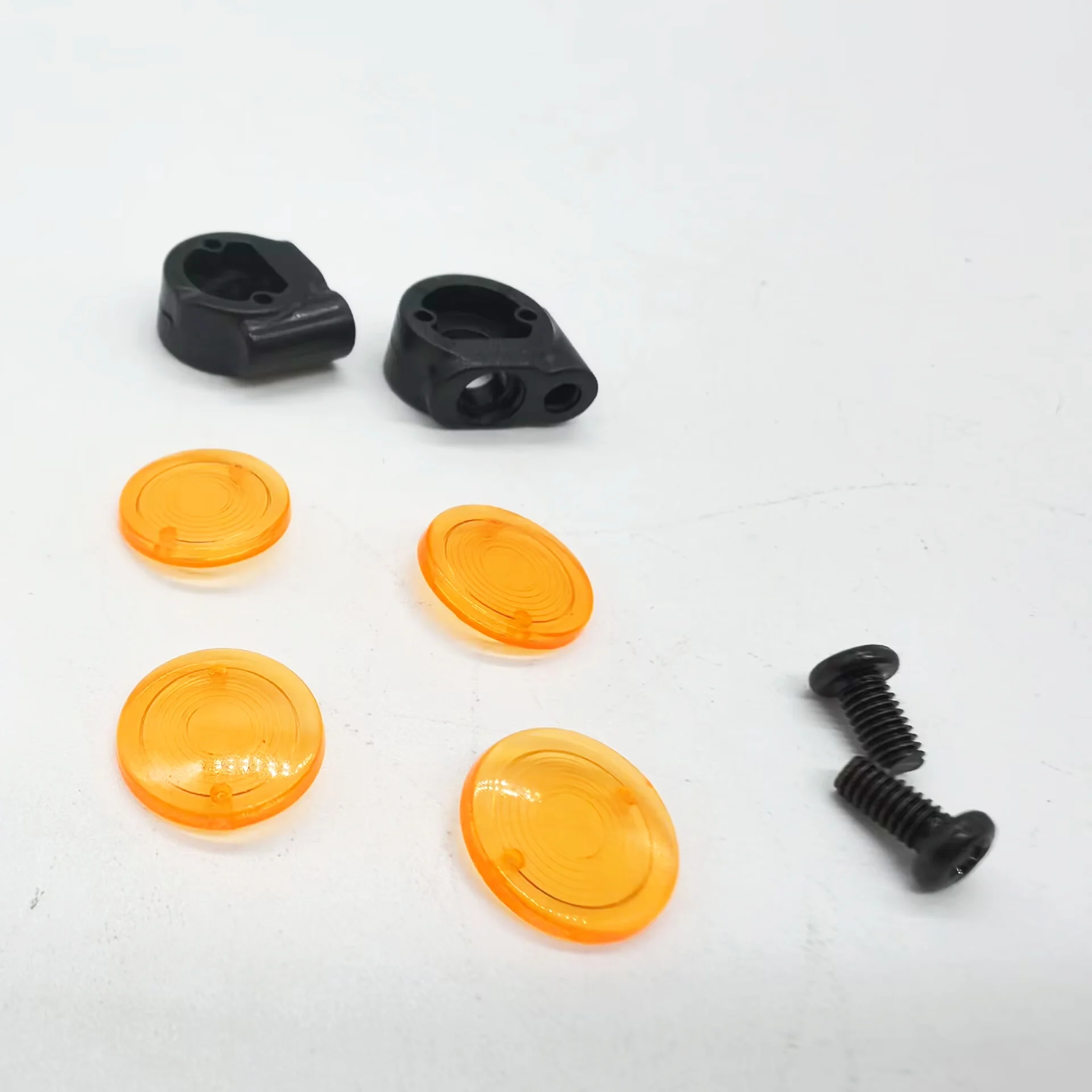 RC 1/14 1 Paar LED Gelbe Positionsleuchte Breitenleuchte für Tamiya Muldenkipper für SCANIA VOLVO MAN LKW Kipper DIY Teile – Detail 5