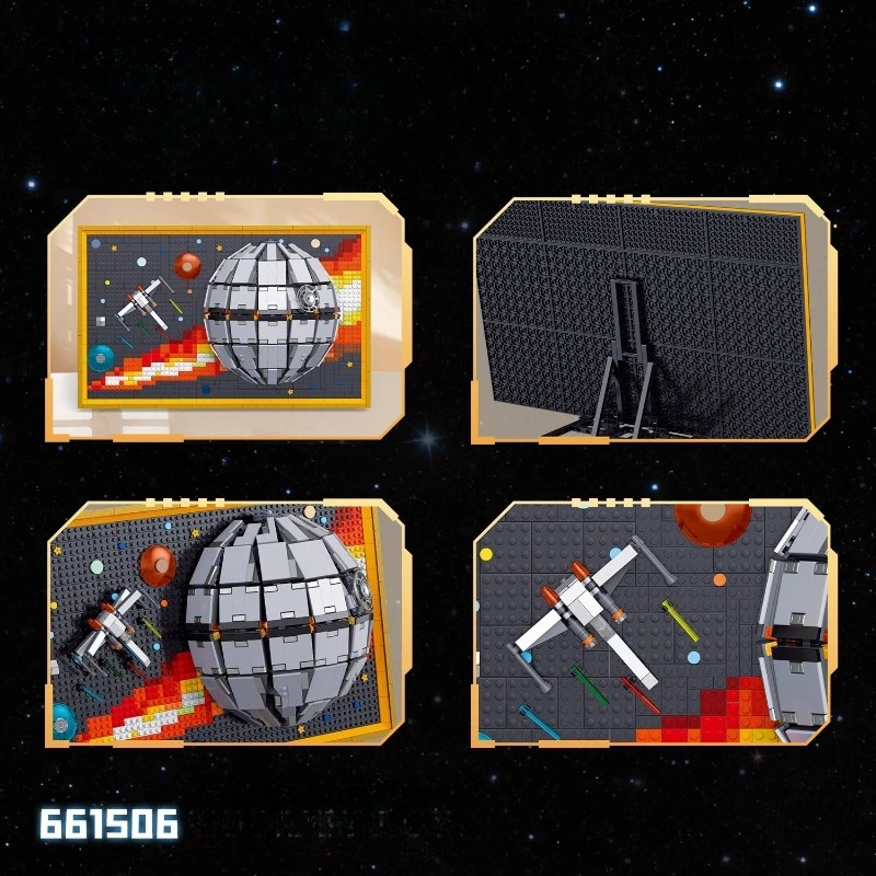 Forgotten Star Building Blocks Creative Hand-assembled Simulation Planet Toy Desktop Ornament Collection Model Birthday Gift #5