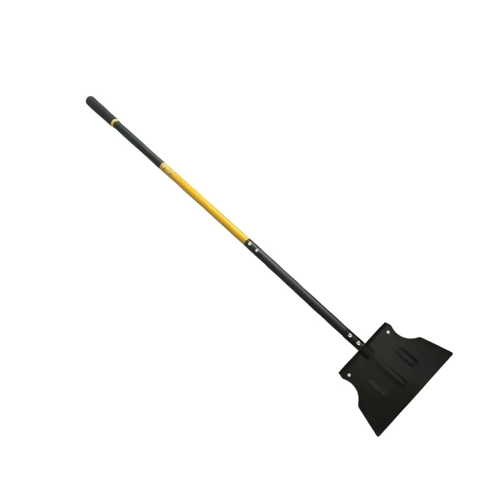 Long Handle Garden Shovel 126cm for Efficient Grass Scraping Ice Breaking and General Outdoor For Cleaning Tasks