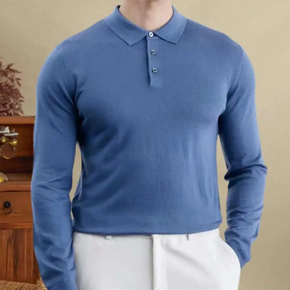 

Korean Style Knitted Sweater 7 Color High Quality Homme Pull Herren British Solid Color Sweater Pullover Winter Sweater For Men