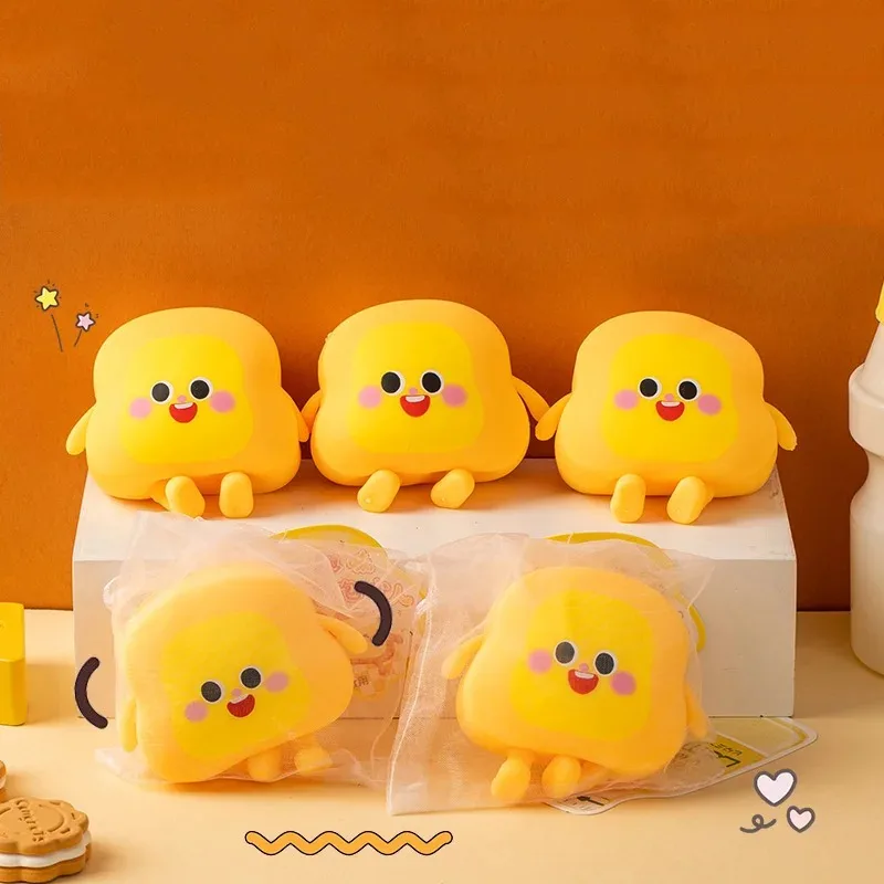 Brinquedo mole do homem do pão-brinquedo lento do inquietação do torrado para crianças, brinquedo sensorial do alívio da ansiedade do gadget da descompressão do alívio do estresse
