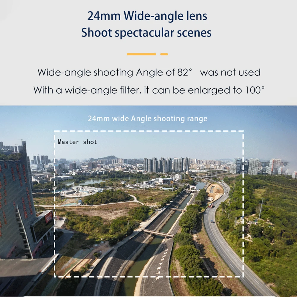 Wide Angle Filter Drone Gimbal Lens Wider For DJI FLIP Quick Release HD Gimbal Wide Angle Filter For DJI FLIP Drone Accessories