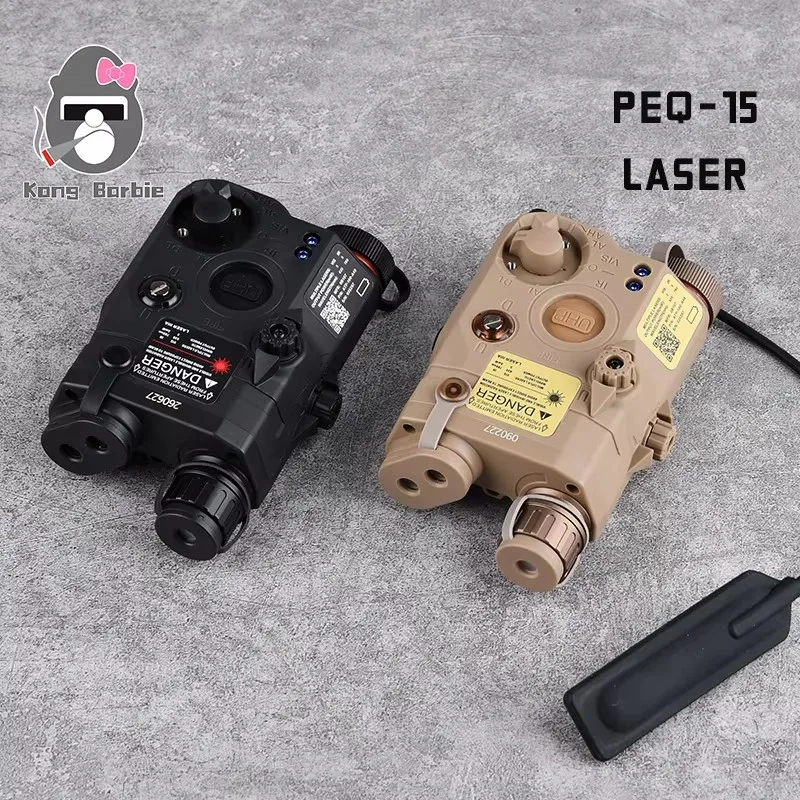 

WADSN UHP PEQ15 LA-5C Green Laser+IR Night Vision High Power Red Dot White Light Strobe Airsoft Hunting Rifle Weapon Battery Box