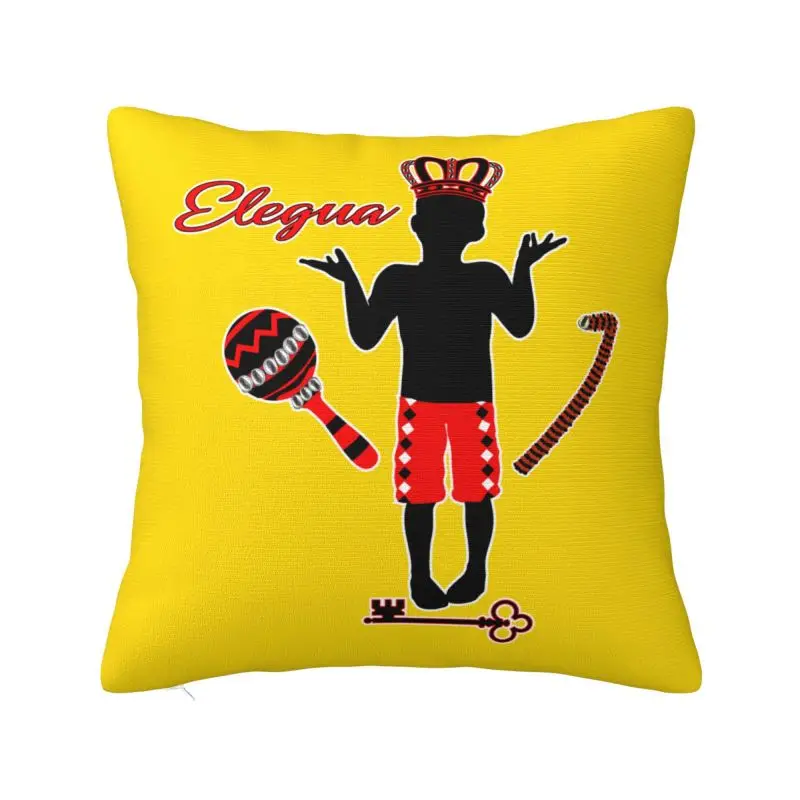 Modern Elegua Throw Pillow Case Living Room Decoration 3D Printed Sofa Cushion Cover Polyester Cozy Pillowslip Dakimakura