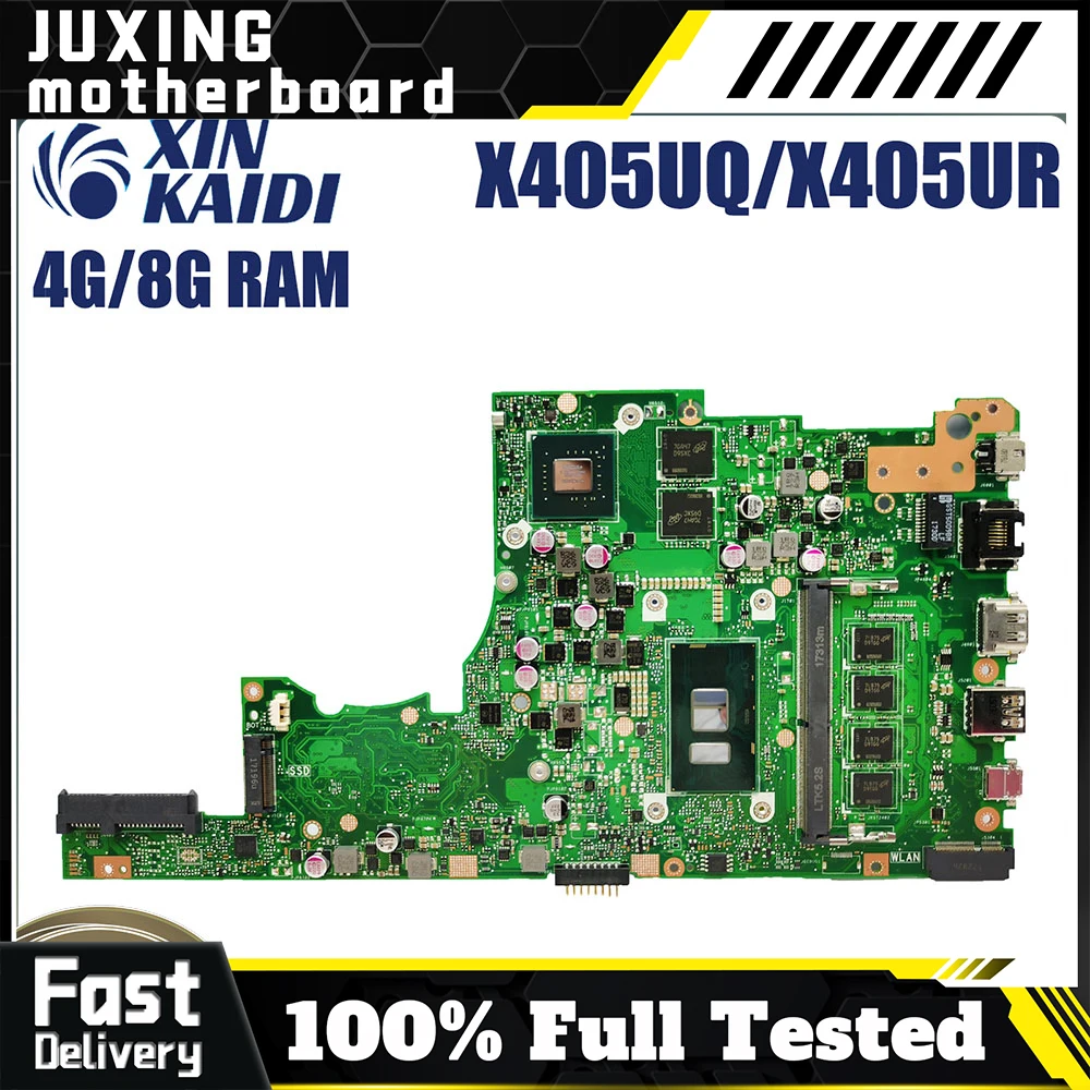 X405UQ pour ASUS carte mère X405UQ S4000U S4100U X405UA X405UAP X405UB X405UR X405URP carte mère d'ordinateur portable