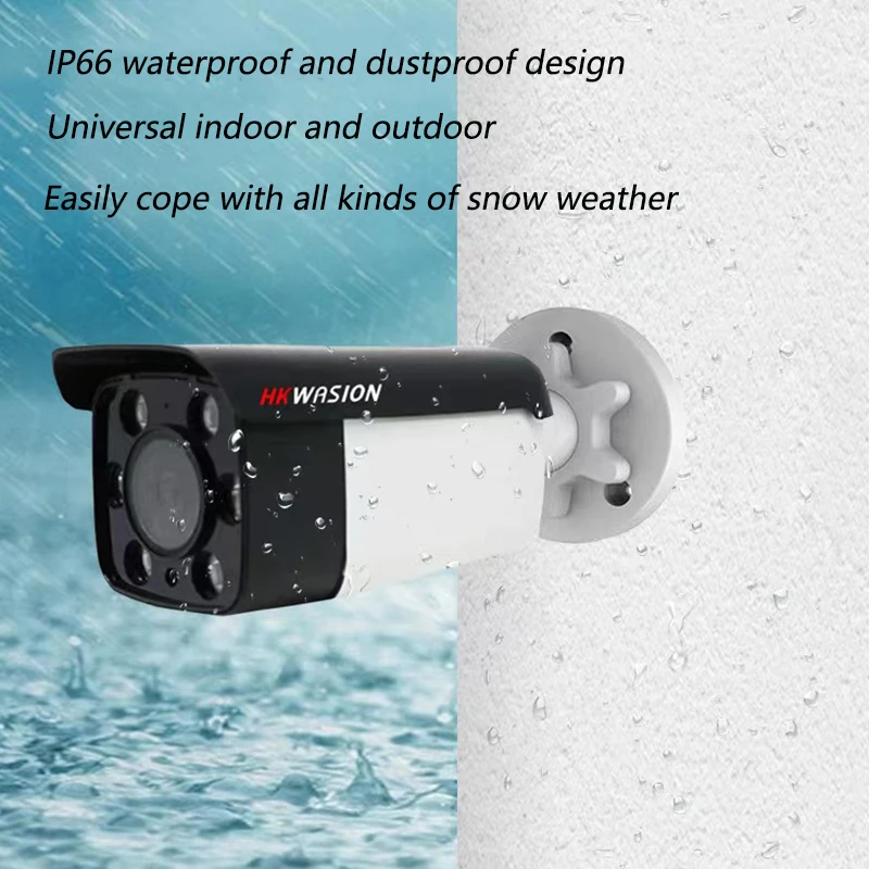 HKWASION 12CH 4MP POE NVR Kit CCTV Security System 2K Outdoor waterproof Plug&Play IP Bullet Camera Video Surveillance System