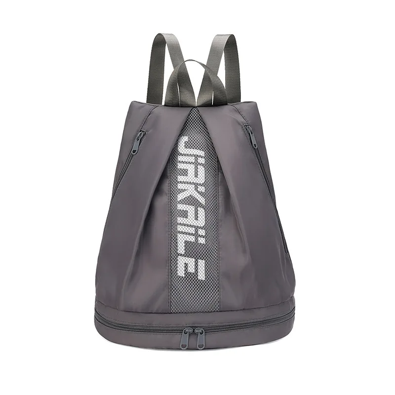 حقيبة ظهر رياضية، حقيبة سفر خفيفة الوزن، حجرة أحذية مستقلة، سحابات متعددة، سعة تخزين كبيرة، طباعة حروف