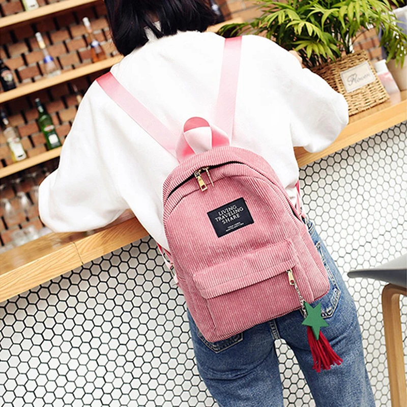 Neuer lässiger Damenrucksack, Reisetasche für die Universitätsschule, Harajuku-Reise-Umhängetasche, Mädchen im Teenageralter – Detail 7