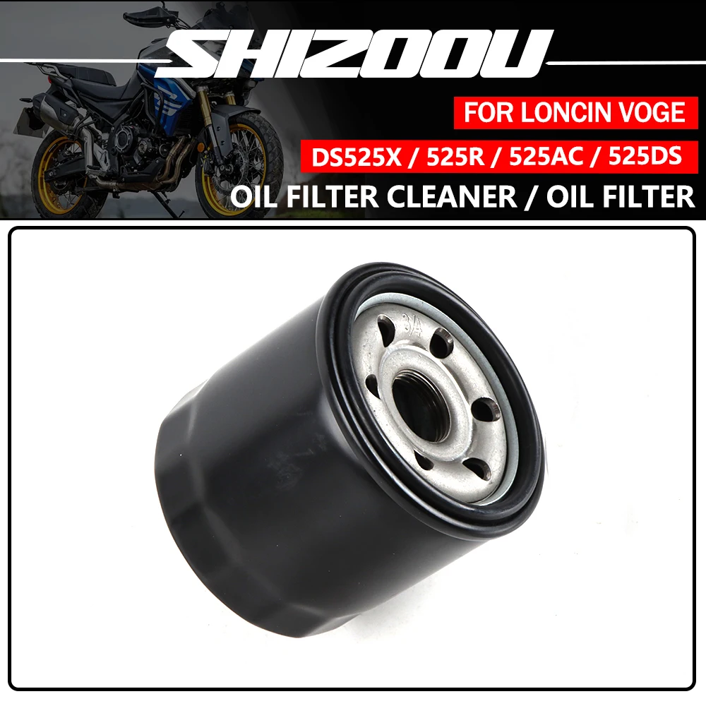 Motorcycle Oil Filter Element Accessories For Loncin VOGE 500DS 500R 500AC LX500-A 500 DS R AC LX500 A/F