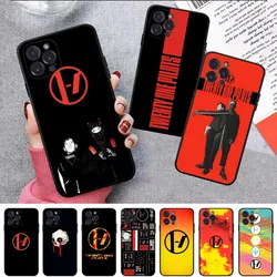 Music T-Twenty One Pilots Phone Case For IPhone 16 15 14 11 12 13 Mini Pro XS Max Cover 6 7 8 Plus X Funda Shell