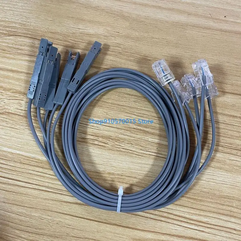 B95C Hot 1m Clip 110 Prueba para cabeza RJ11 RJ45 Módulo voz Cable prueba Cable para panel parche