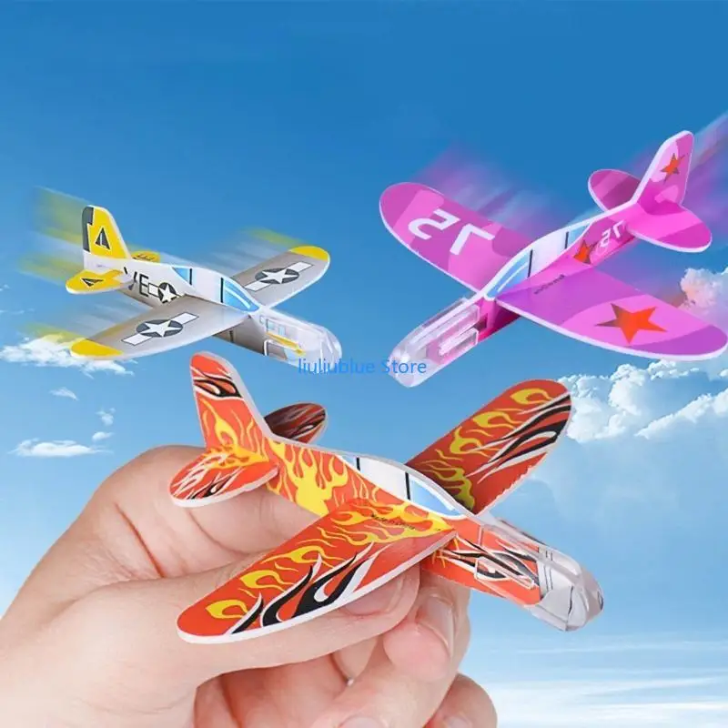 

Mini Plane Gliders for Kids Set of 10 Random Color Flying Airplanes Party Favor 62CF
