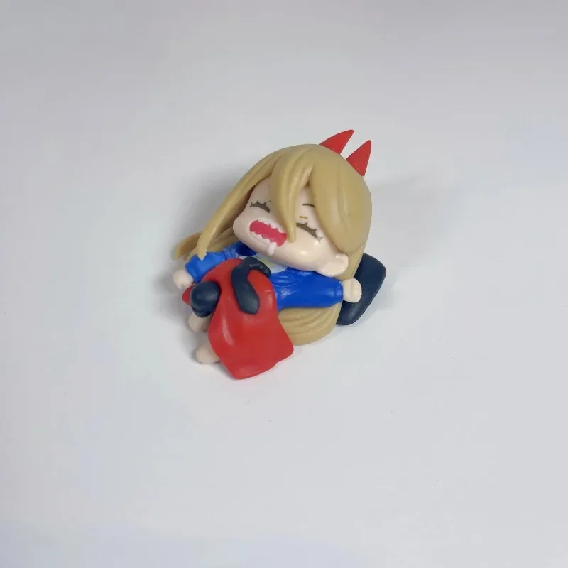 Anime Chainsaw Man Figure Sleeping Denji Decoration Statues Kawaii Figurine Pochita Sculpture House Decoration Desk Toy Gift