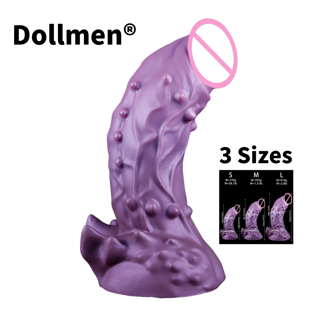 Alien Anal Plug Spine Monster Silicone Dildos with Protruding Points G Spot Stimulation Penis Masturbation Men Women Easy Orgasm