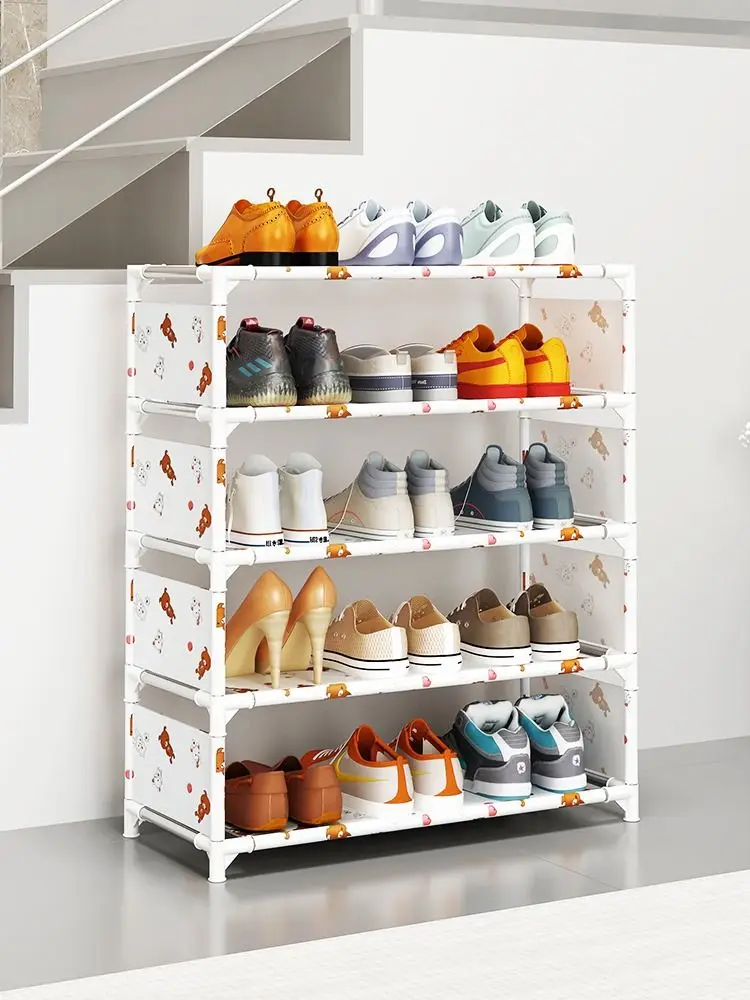 

58 simple shoe rack small narrow door home indoor good-looking new multi-layer dust-proof storage artifact dormitory bedroom sho