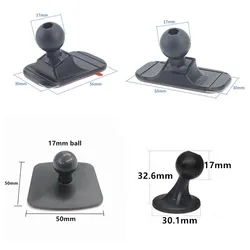 Plastic Universal Car Holder Base Disk 17mm Ball Head Sticker Base Accessory Used For Car Phone Holder Accessory