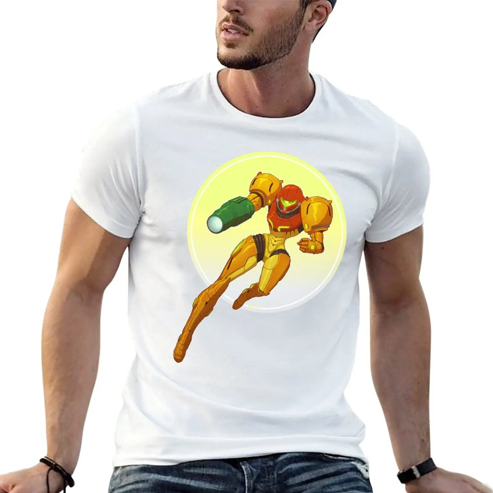 

Samus Aran - Metroid T-Shirt funny t shirts dark humor man t shirt cotton high quality T-Shirt